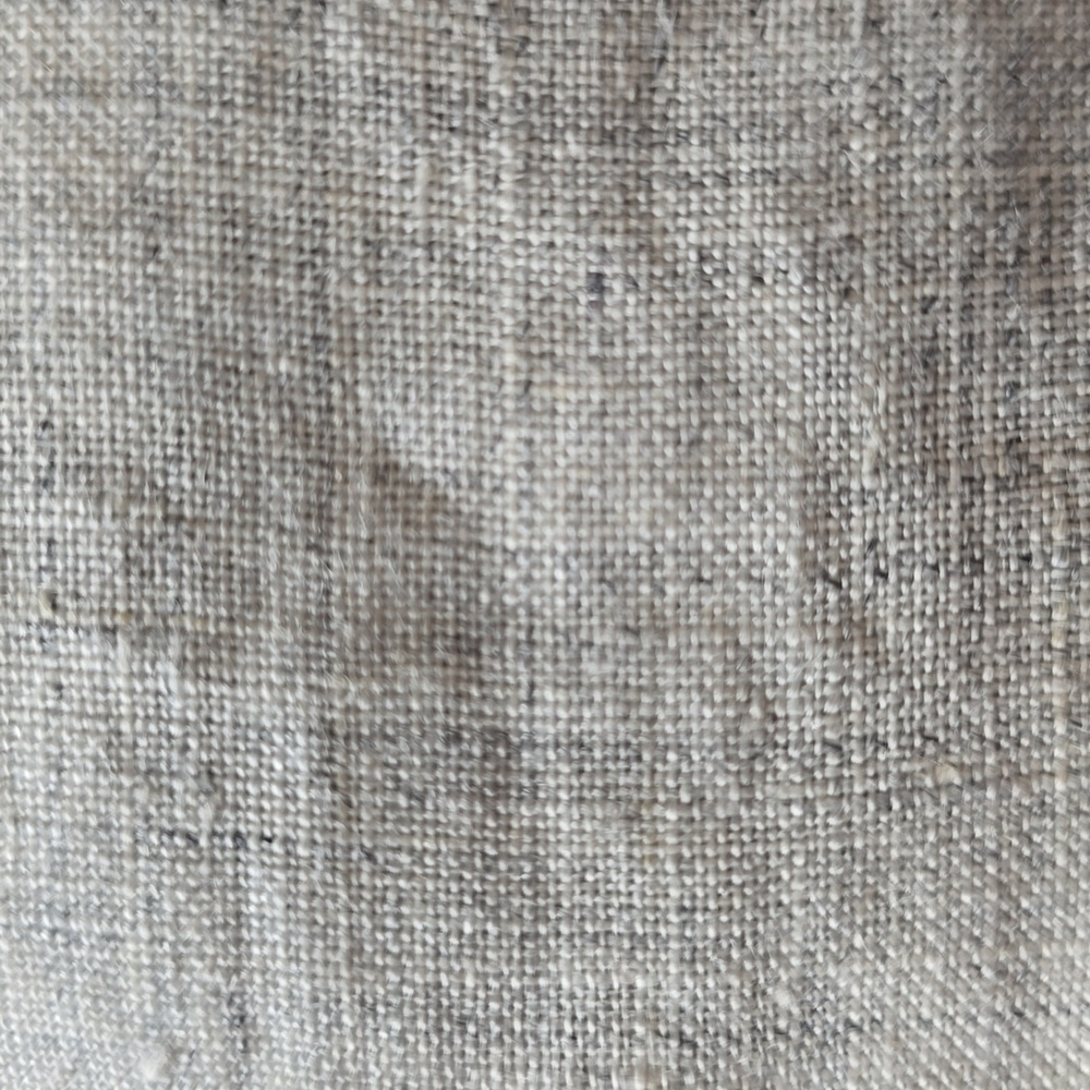European Flax Linen Sham, Frost Gray Fiber Dye · King, Retail Price $59.00US - Picture 4 of 5